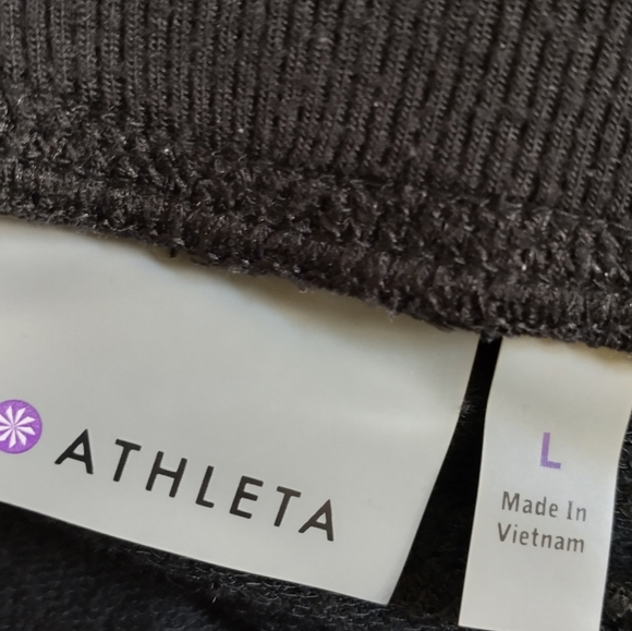 Athleta Salutation High Rise Jogger Pants Black Size Large - Picture 4 of 4